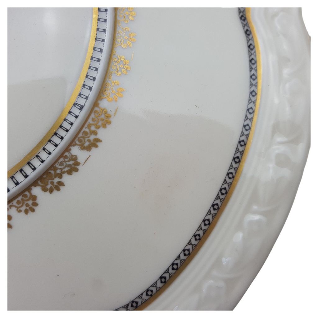 [1780752] Ragoutterrine 1,8 L Edelstein Frauenlob Elfenbein Goldrand 6965 gebraucht - sehr gut Bild 4