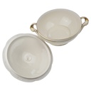 [1780752] Ragoutterrine 1,8 L Edelstein Frauenlob Elfenbein Goldrand 6965 gebraucht - sehr gut Bild 5