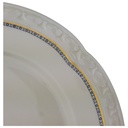 [1780757] Speiseteller 25 cm Edelstein Frauenlob Elfenbein Goldrand 6965 gebraucht - gut Bild 2