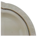 [1780761] Servierplatte groß 39,2x25,5 cm Edelstein Frauenlob Elfenbein Goldrand 6965 gebraucht - gut Bild 3