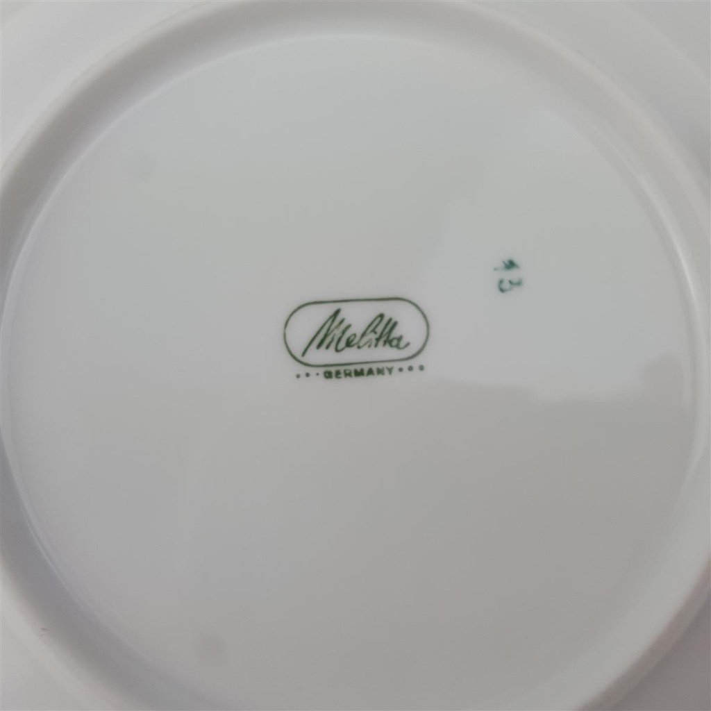 [1780946] Suppenteller 20,3 cm Melitta Jeverland Bunte Blätter gebraucht - sehr gut Bild 5