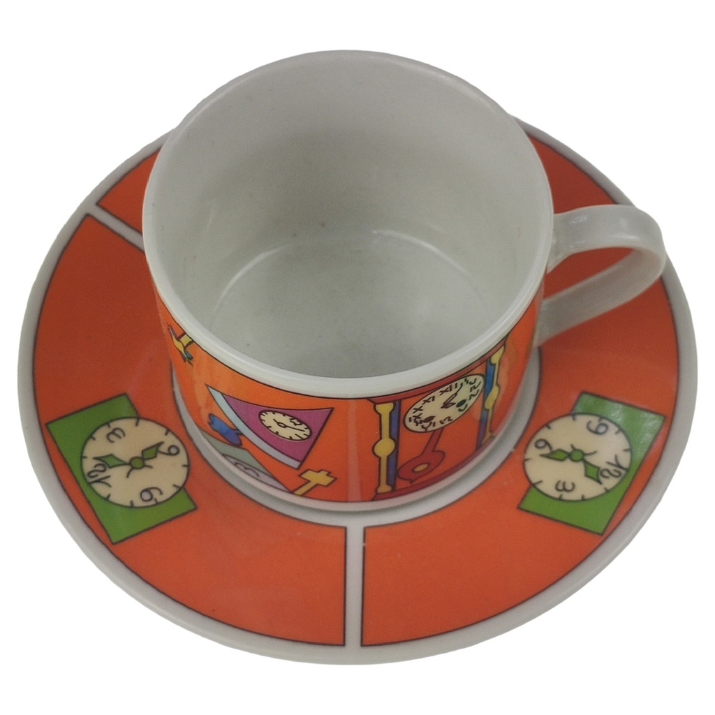 [1780958] Mokkatasse mit Untertasse 2tlg Liberty Blue Orange Bild 2