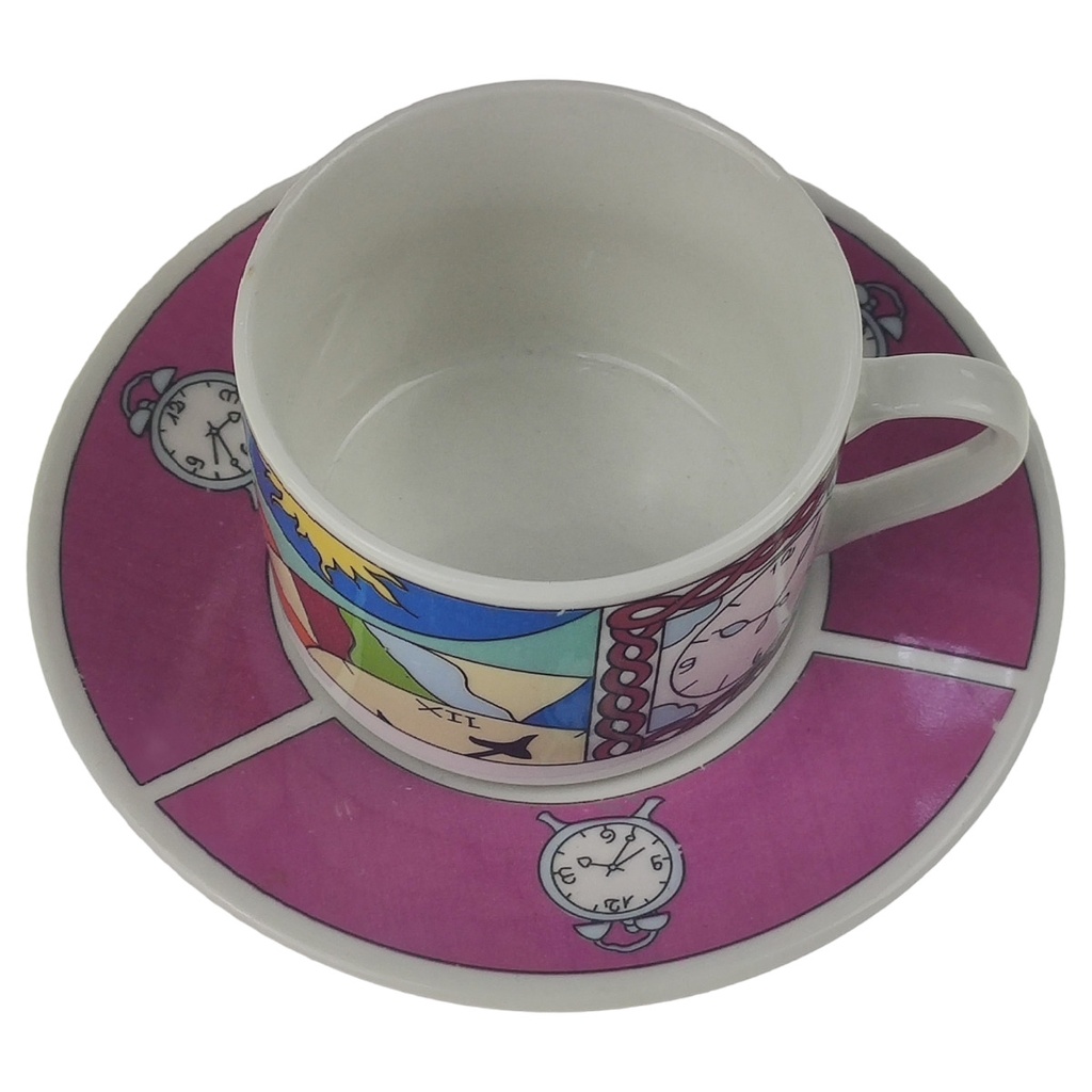 [1780960] Mokkatasse mit Untertasse 2tlg Liberty Blue Rosa Bild 2