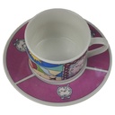 [1780960] Mokkatasse mit Untertasse 2tlg Liberty Blue Rosa Bild 2