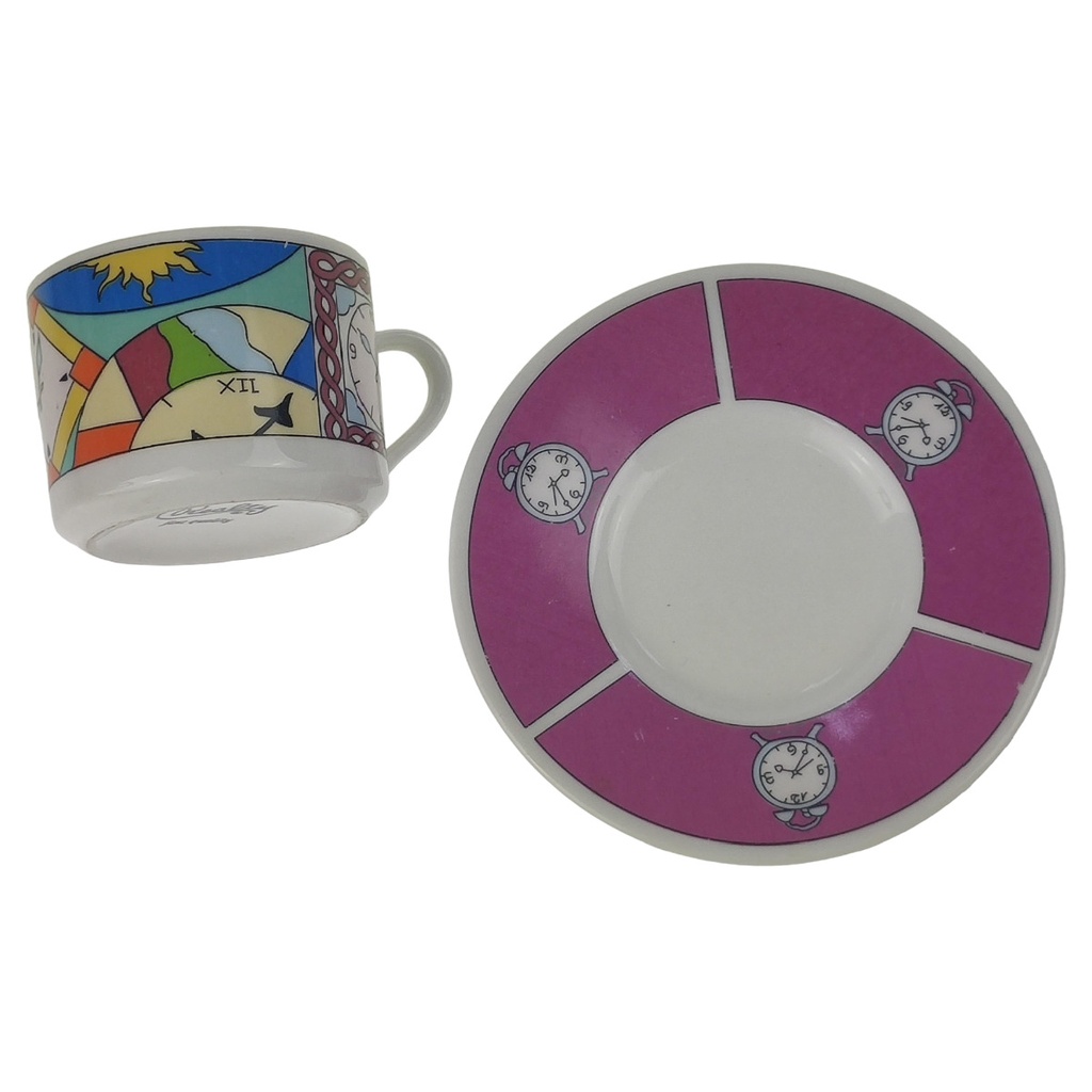 [1780960] Mokkatasse mit Untertasse 2tlg Liberty Blue Rosa Bild 3