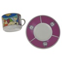[1780960] Mokkatasse mit Untertasse 2tlg Liberty Blue Rosa Bild 3