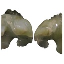 [1785165] Figur Skulptur 2er Set Jade Wächter Löwen Statuen Buchstützen schwer Bild 7