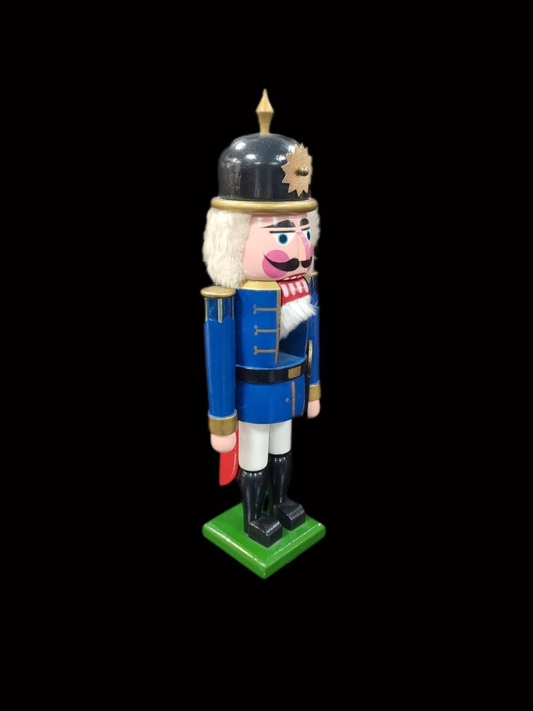 [1785191] Nussknacker Soldat Pickelhaube Holz ca. 34 cm Bild 2