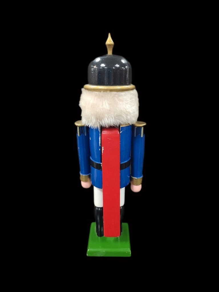 [1785191] Nussknacker Soldat Pickelhaube Holz ca. 34 cm Bild 3