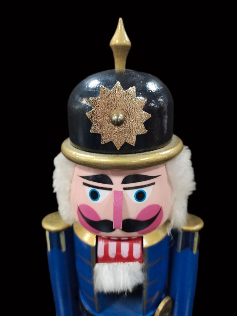 [1785191] Nussknacker Soldat Pickelhaube Holz ca. 34 cm Bild 5