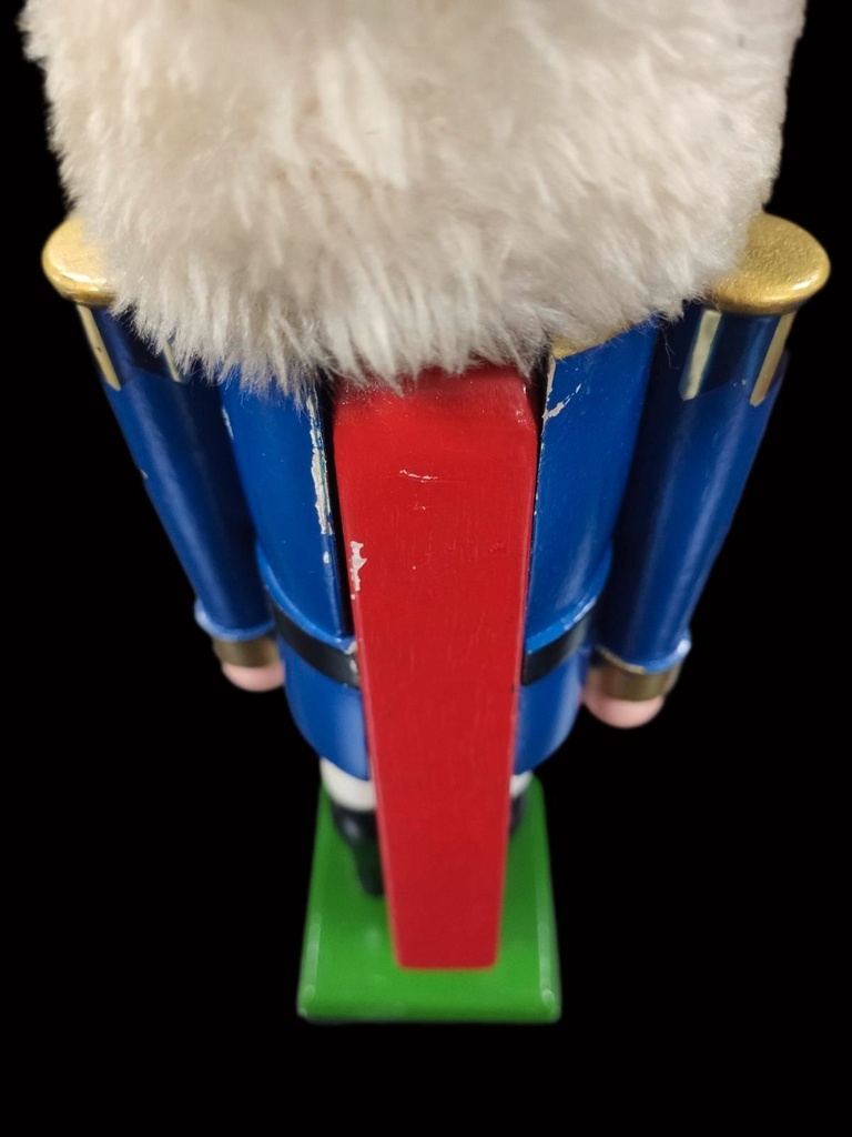 [1785191] Nussknacker Soldat Pickelhaube Holz ca. 34 cm Bild 7