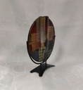 [1785197] Formano Vase Glasvase Tischvase rund mit Metallfuß Bild 2