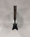 [1785197] Formano Vase Glasvase Tischvase rund mit Metallfuß Bild 3