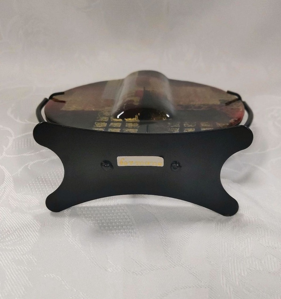 [1785197] Formano Vase Glasvase Tischvase rund mit Metallfuß Bild 7