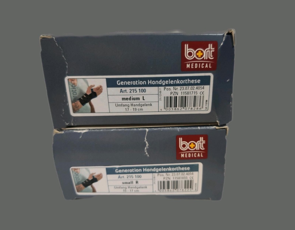 [1785206] Bort Generation Handgelenkorthese Bandagen Links medium, Rechts smal Bild 2