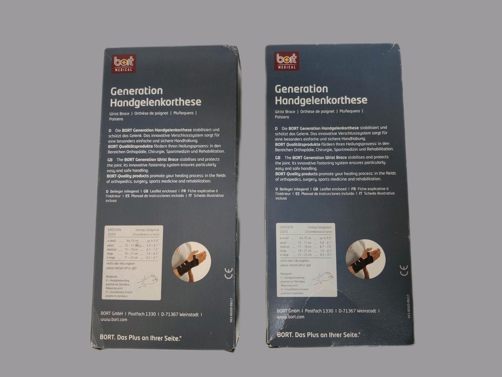 [1785206] Bort Generation Handgelenkorthese Bandagen Links medium, Rechts smal Bild 3