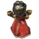 [1785216] Kerzenhalter Figur Skulptur Thun Bozener Engel Rot Gold Bild 3