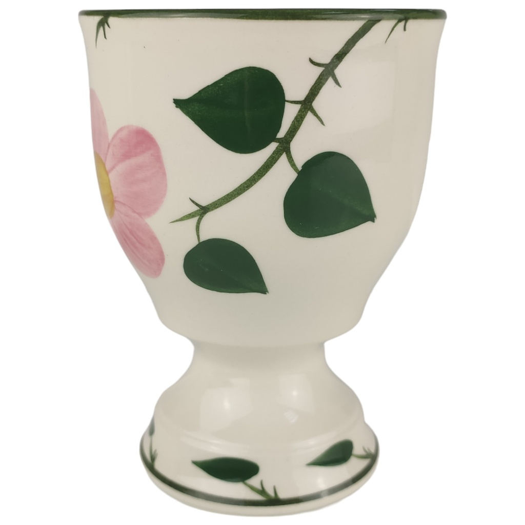 [1805934] Kakaobecher Saftbecher auf Fuß D 9 cm H 12 Villeroy & Boch Wildrose gebraucht-sehr gut Bild 2