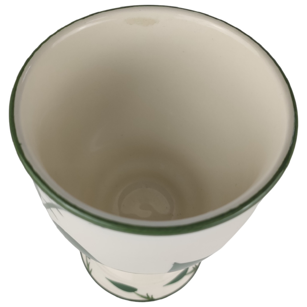 [1805934] Kakaobecher Saftbecher auf Fuß D 9 cm H 12 Villeroy & Boch Wildrose gebraucht-sehr gut Bild 3