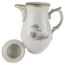 [1805942] Kaffeekanne 1,5 L Alt Fürstenberg Landschaft Goldrand Porzellan gebraucht-sehr gut Bild 3