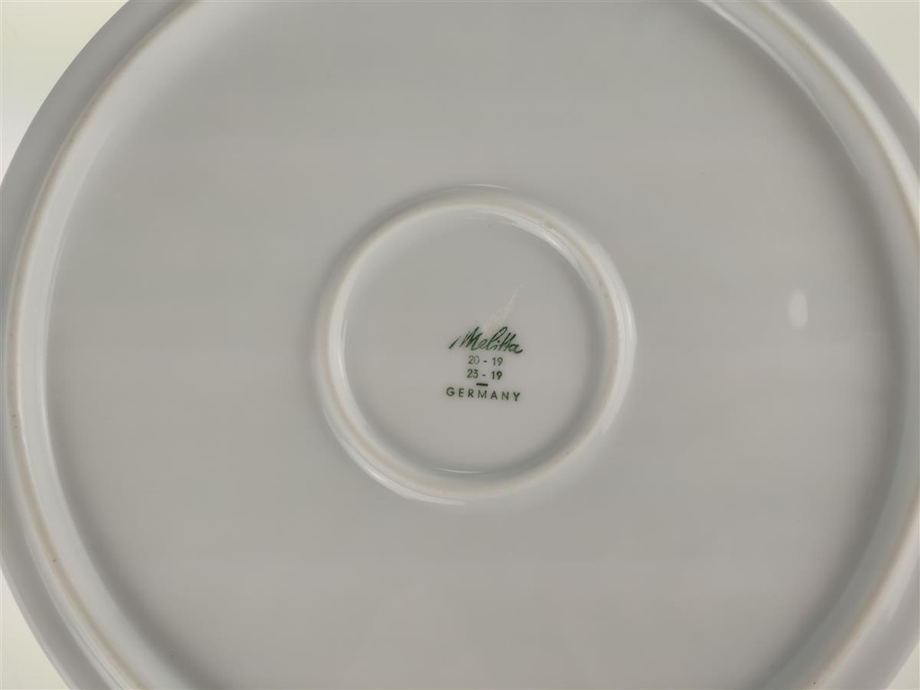 [1805956] Kuchenteller D 18,5 cm Melitta Hamburg Blütenspiel II. Wahl Porzellan gebraucht-gut Bild 3