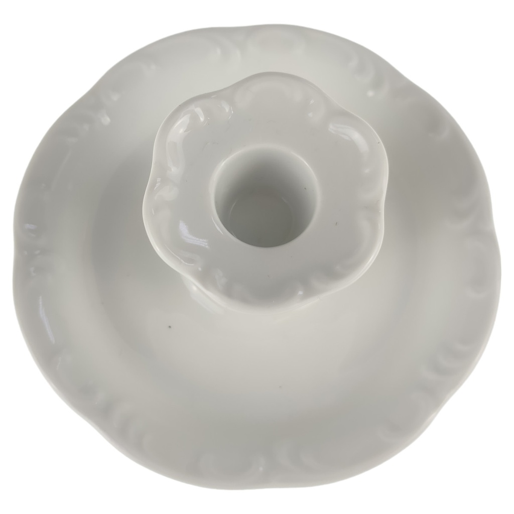 [1805966] Kerzenhalter für Stabkerzen Rosenthal Monbijou Weiß gebraucht - sehr gut Bild 2