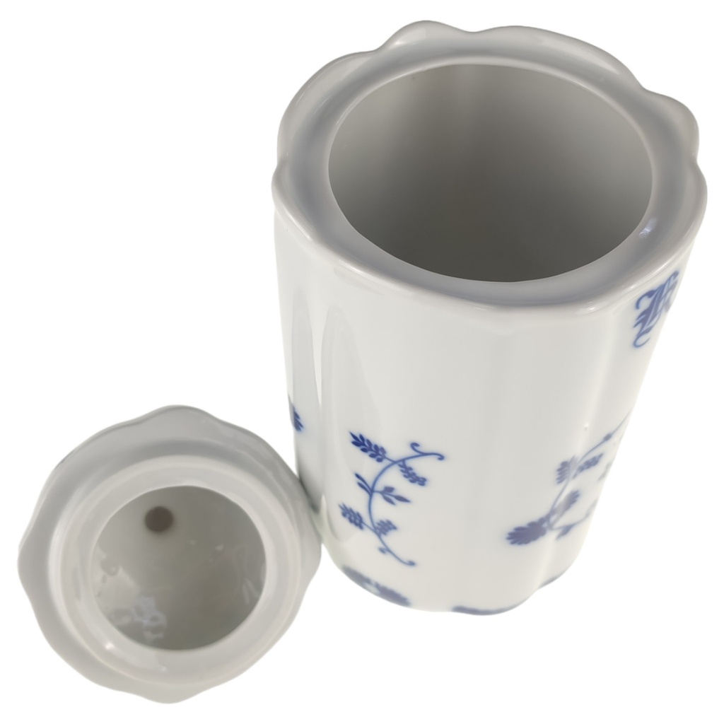 [1805993] Vorratsdose mit Deckel Kaffee WVL Blau Weiß Dekor Bild 3