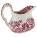 [1806008] Milchkännchen klein H 7,6 L 10   B 6 Spode Copeland Pink Tower Rot Keramik gebraucht-sehr gut Bild 3