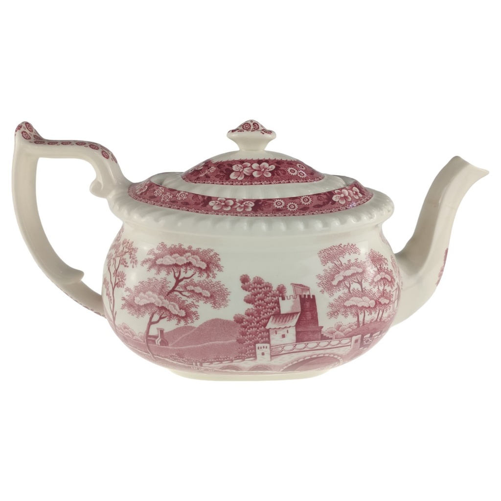 [1806066] Teekanne 1,3 L Spode Copeland Pink Tower Rot gebraucht - sehr gut Bild 4