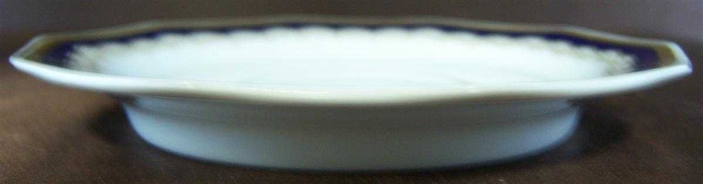 [1806094] Untertasse für Kaffee Goldrand 14,1 cm Winterling Marktleuthen Kobaltrand mit eckig Bild 2