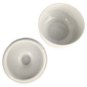 [1806160] Zuckerdose H 7,2 D 10,2 Thomas Arcta Platin-Grau Porzellan gebraucht-gut Bild 3