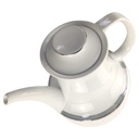 [1806163] Kaffeekanne 1,5 L H 18,5 L 21 B 14,7 Thomas Arcta Platin-Grau Porzellan gebraucht-sehr gut Bild 2