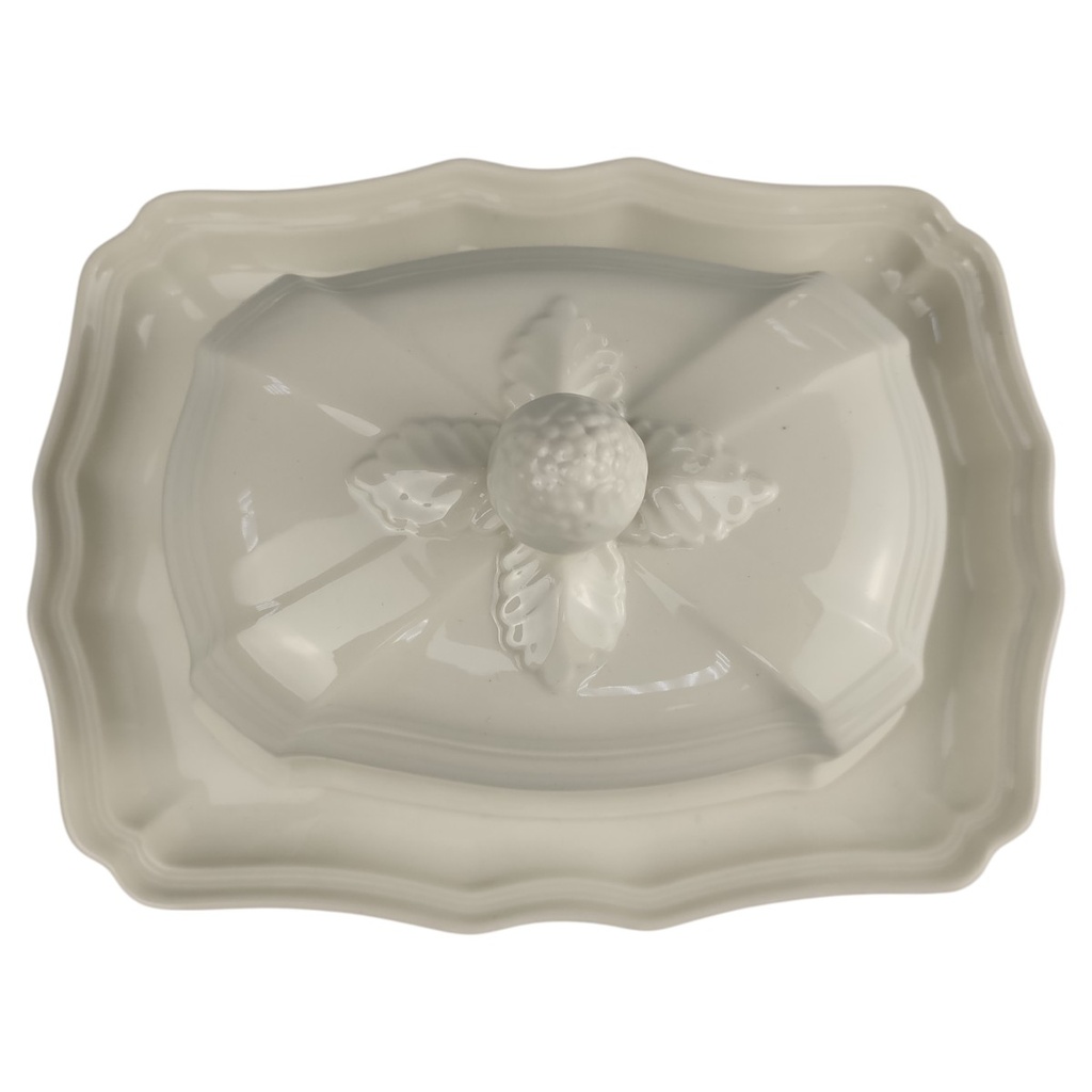 [1806263] Butterdose Butterglocke 250 g Villeroy & Boch Manoir Weiß gebraucht - neuwertig Bild 2