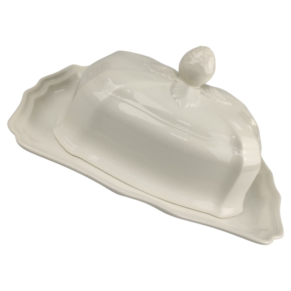 [1806263] Butterdose Butterglocke 250 g Villeroy & Boch Manoir Weiß gebraucht - neuwertig Bild 3