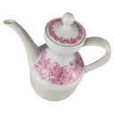 [1806269] Kaffeekanne 1,15 L Hutschenreuther Petra Relief roter Blumenkranz gebraucht - sehr gut Bild 2