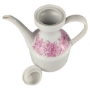 [1806269] Kaffeekanne 1,15 L Hutschenreuther Petra Relief roter Blumenkranz gebraucht - sehr gut Bild 3