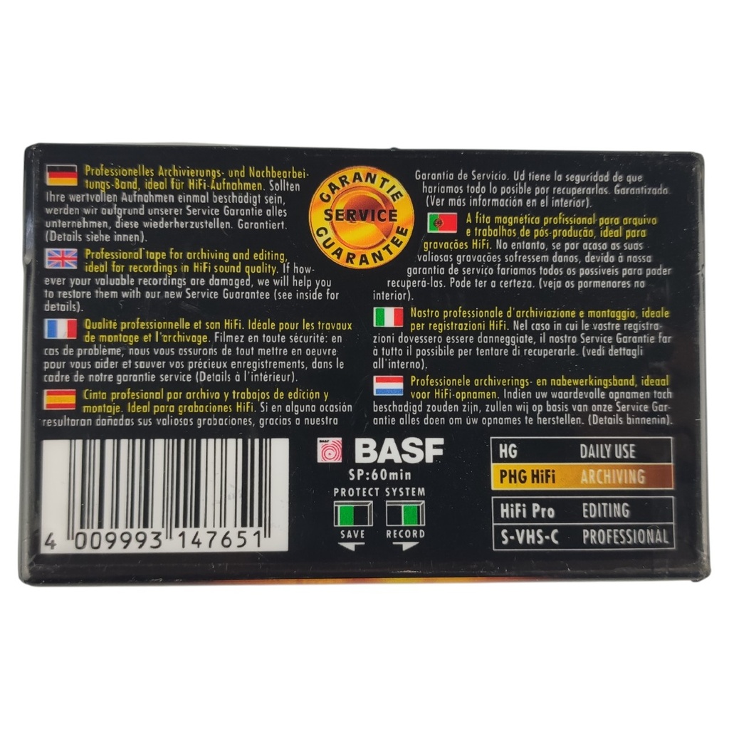 [2117840] Basf Archive Master PHG HiFi 60 VHS-C Leerkassette Kassette Bild 3