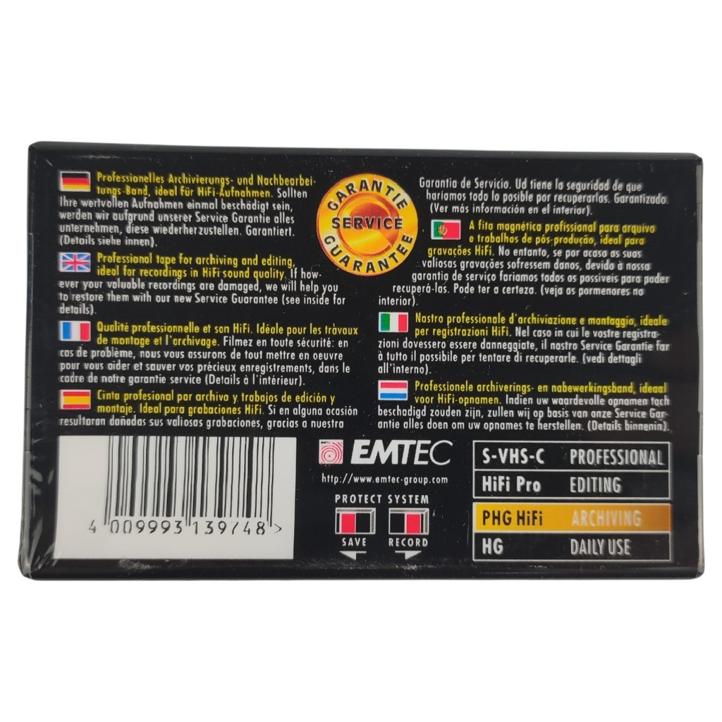 [1806279] Emtec Archive Master PHG HiFi 60 VHS-C Leerkassette Kassette Bild 3
