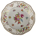 [1806283] Schale auf Fuß Durchbruchschale 23 cm Schumann Arzberg Form Dresden Dresdner Blume Empress gebraucht - sehr gut Bild 4