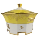 [1806300] Deckeldose Bonboniere Golddekor 2tlg Königl. pr. Tettau gebraucht - sehr gut Bild 5