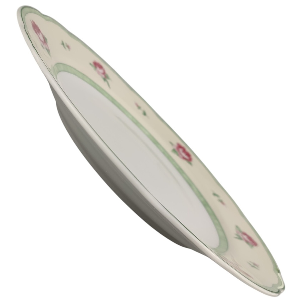 [1806301] Kuchenteller Dessertteller 21 cm TCM Tchibo Rote Blüte gebraucht - sehr gut Bild 2