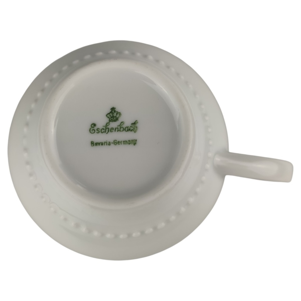 [1806308] Kaffeetasse Eschenbach Venedig Perlrand Platinrand Bavaria gebraucht - sehr gut Bild 3