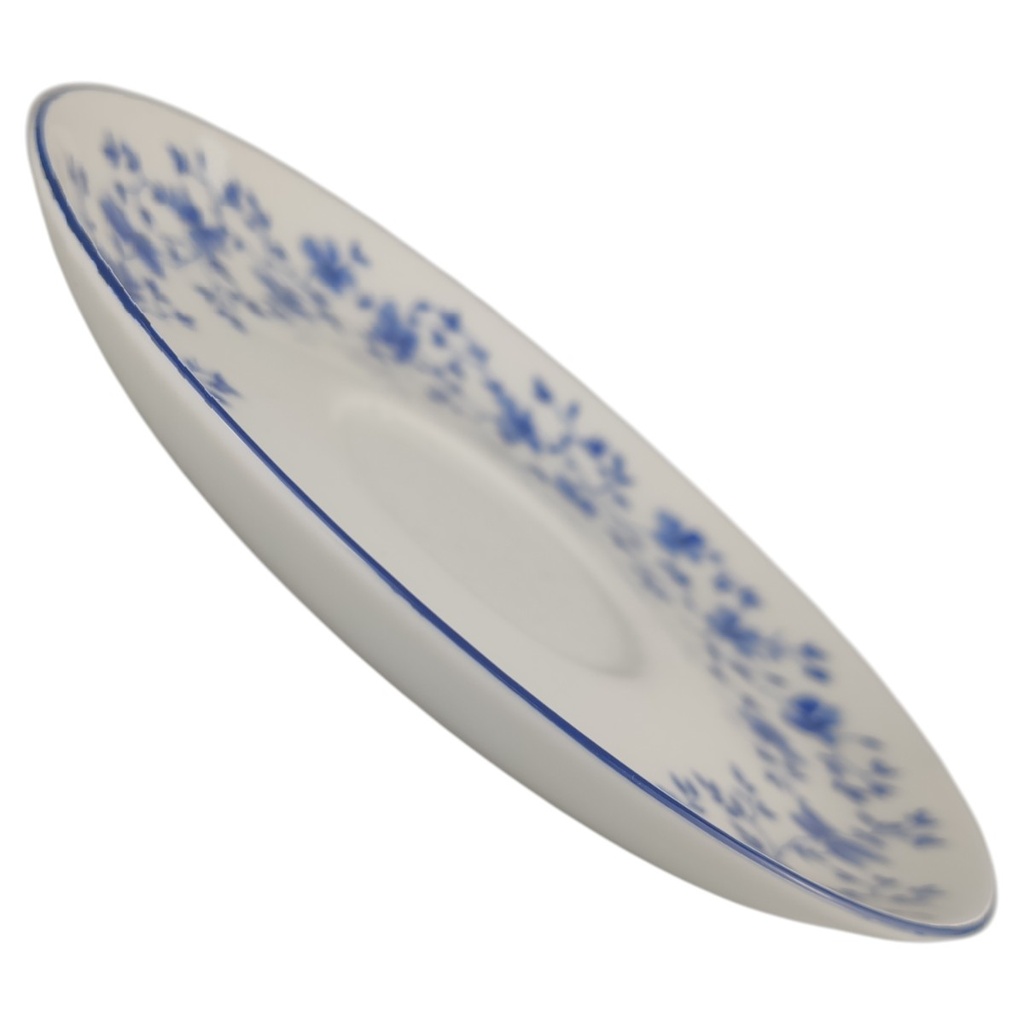 [1806324] Untertasse für Tee 14,8 cm Arzberg Form 1382 Blaublüten gebraucht - gut Bild 2