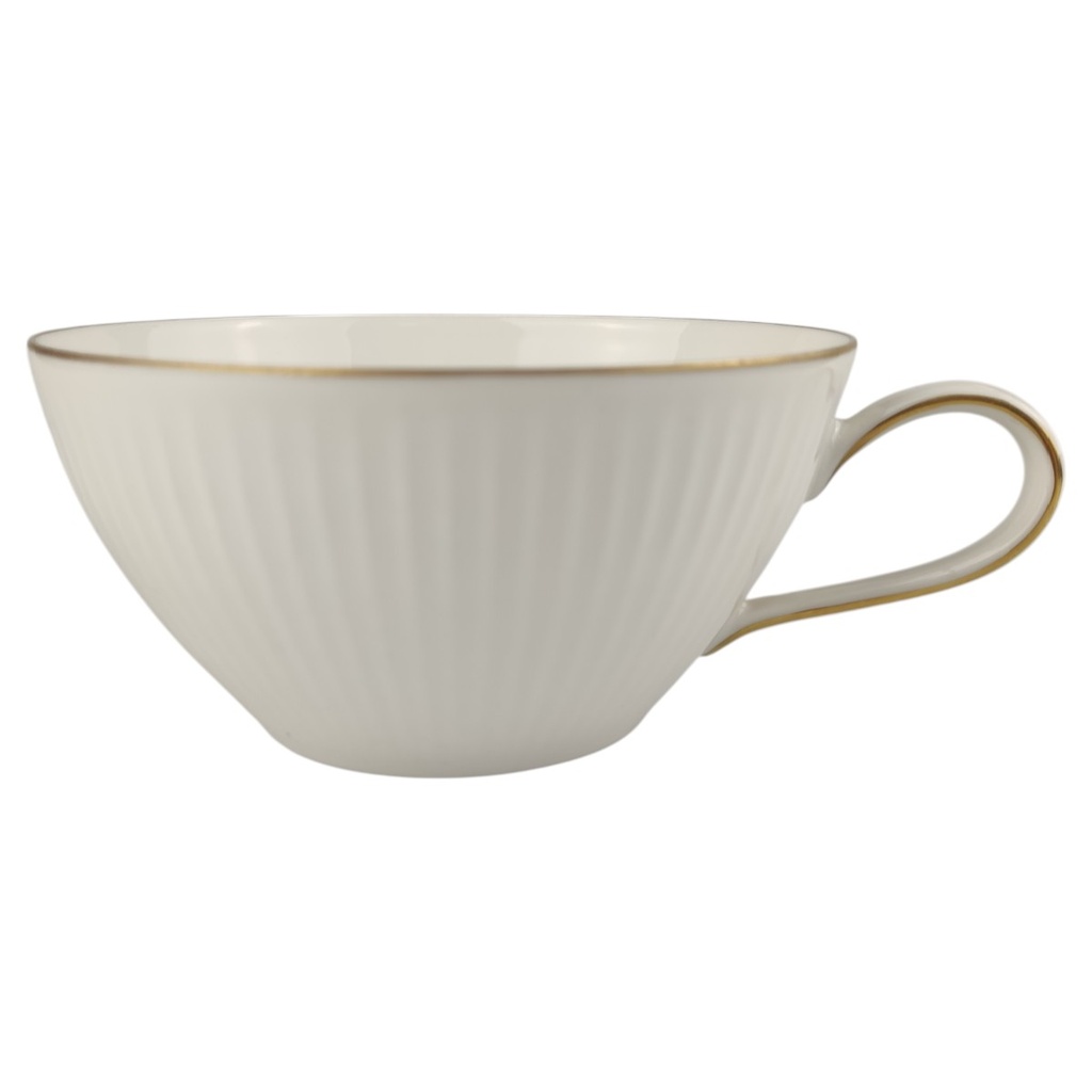 [1806341] Teetasse Thomas Relief Goldrand Weiß gebraucht - sehr gut Bild 2