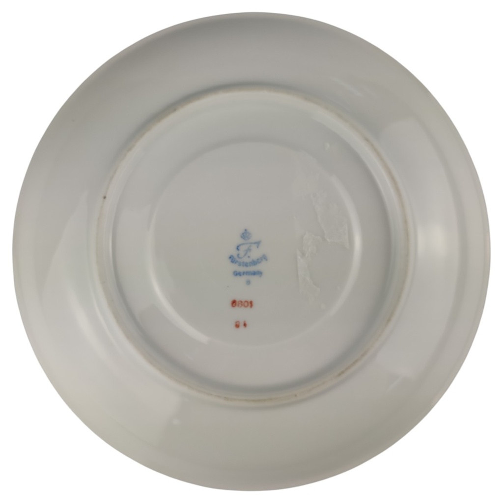 [1806343] Untertasse für Suppe Goldrand 17,2 cm Fürstenberg Schloß 644 0801 gebraucht - gut Bild 4
