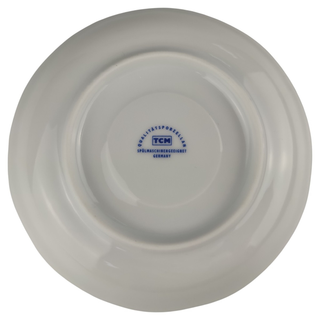 [1806360] Untertasse für Kaffee 13,8 cm TCM Tchibo Blaue Blütenranke gebraucht - sehr gut Bild 4