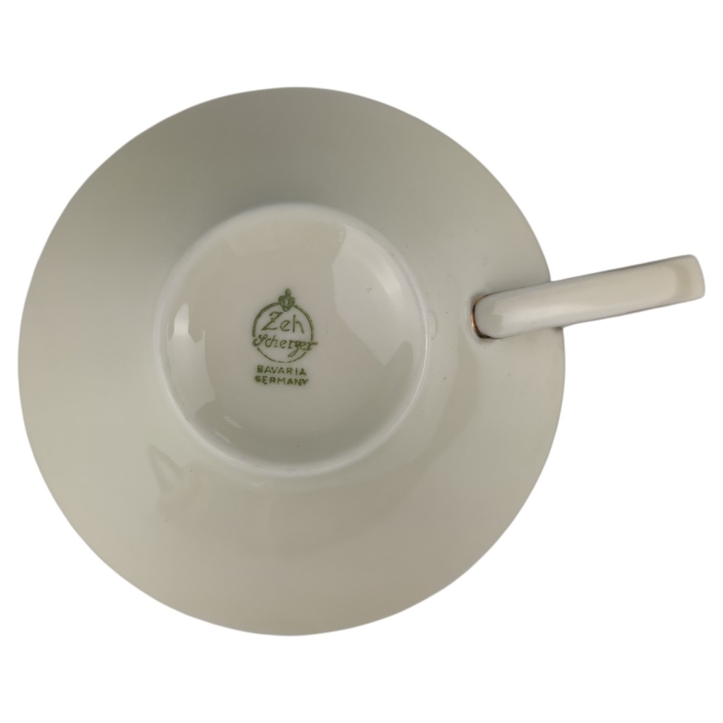 [1806362] Teetasse Goldrand Zeh Scherzer 9719 Elfenbein gebraucht - sehr gut Bild 3