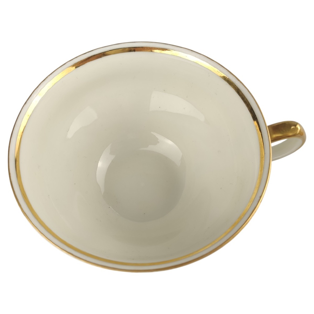 [1806363] Teetasse R Bavaria Reliefboden Goldrand Beige gebraucht - gut Bild 2