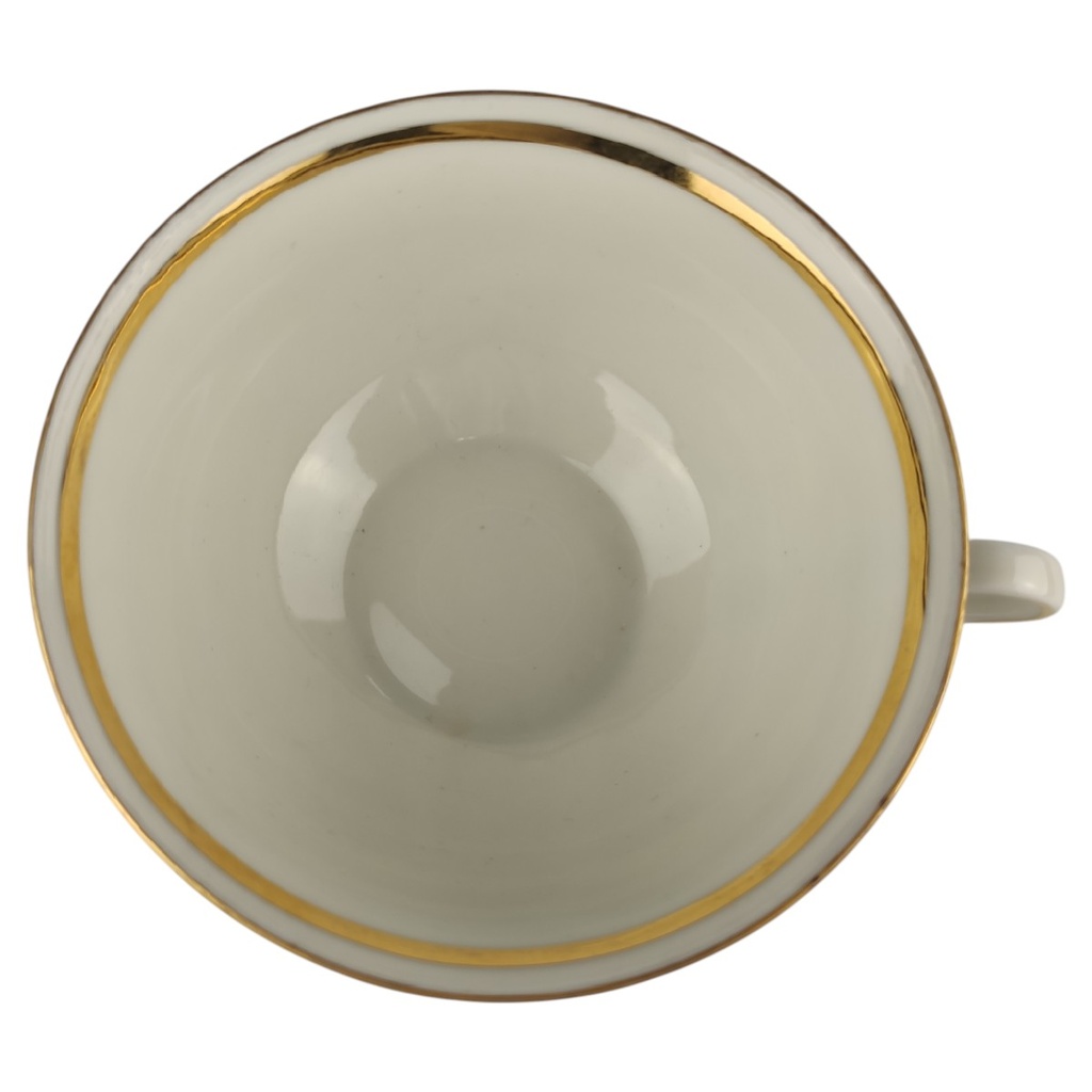 [1806364] Teetasse Bavaria Goldrand Cremeweiß 3mm gebraucht - gut Bild 3