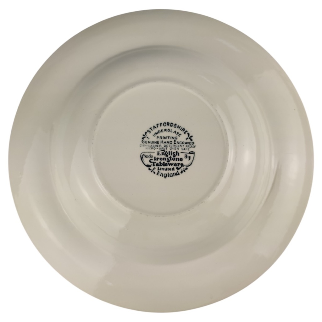 [1806367] Suppenteller 22 cm English Ironstone Tableware (EIT) Windsor Castle Rot gebraucht - sehr gut Bild 3